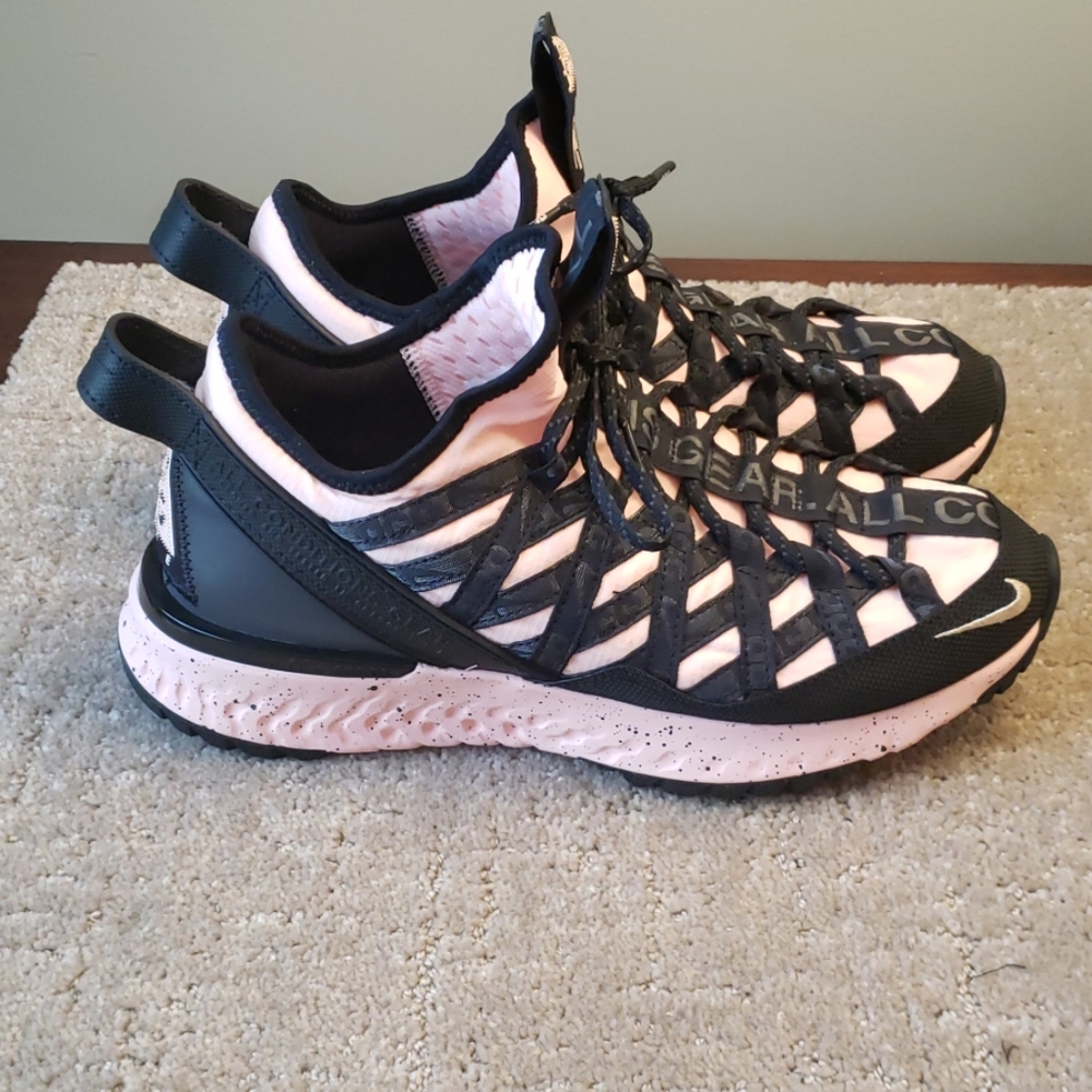 SOLD Nike All Condition Gear Pink Blk Ladies 7.5 - Picture 3 of 8
